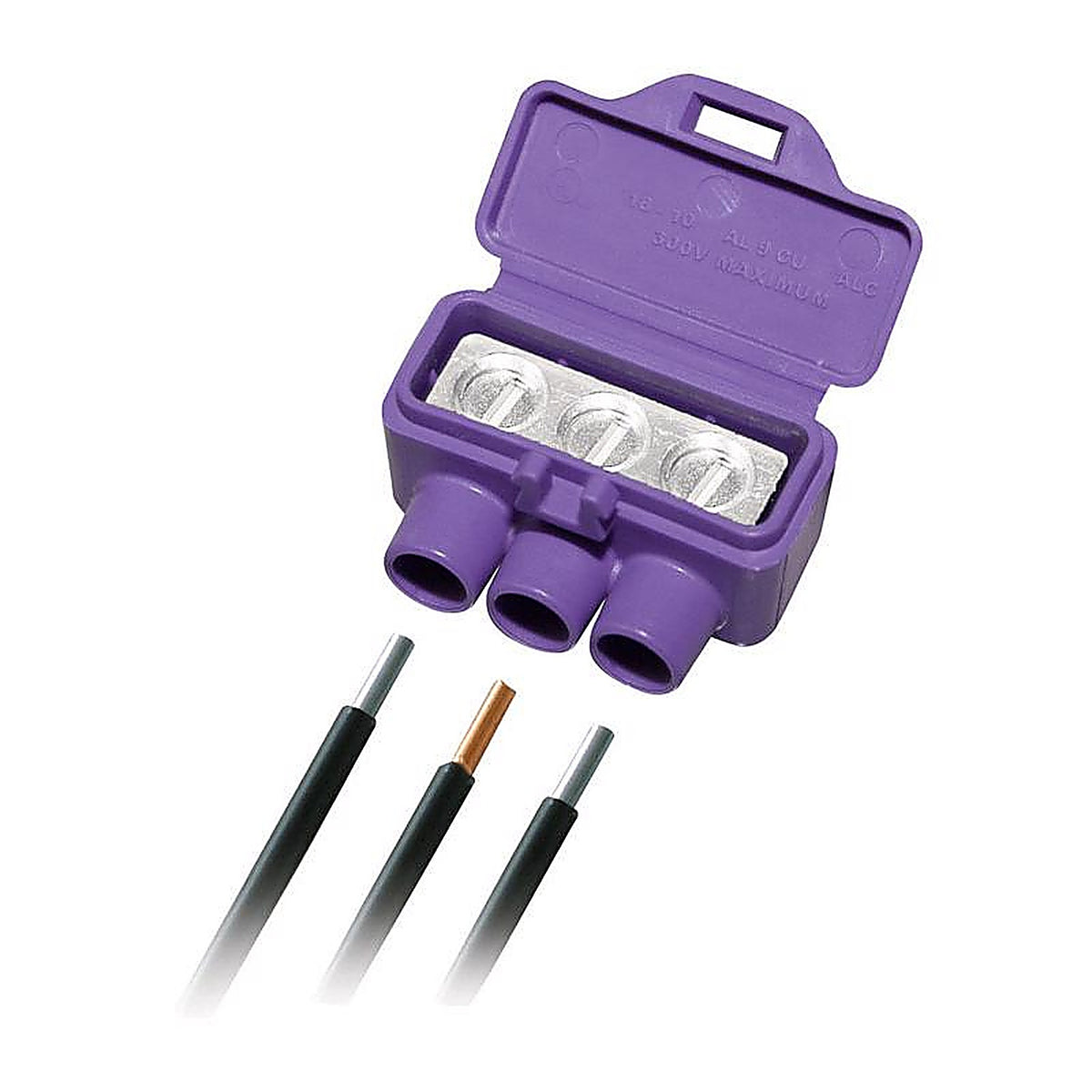King Innovation 95104 AlumiConn Aluminium Wire Aluminum to Copper Lug Purple 2/Pack