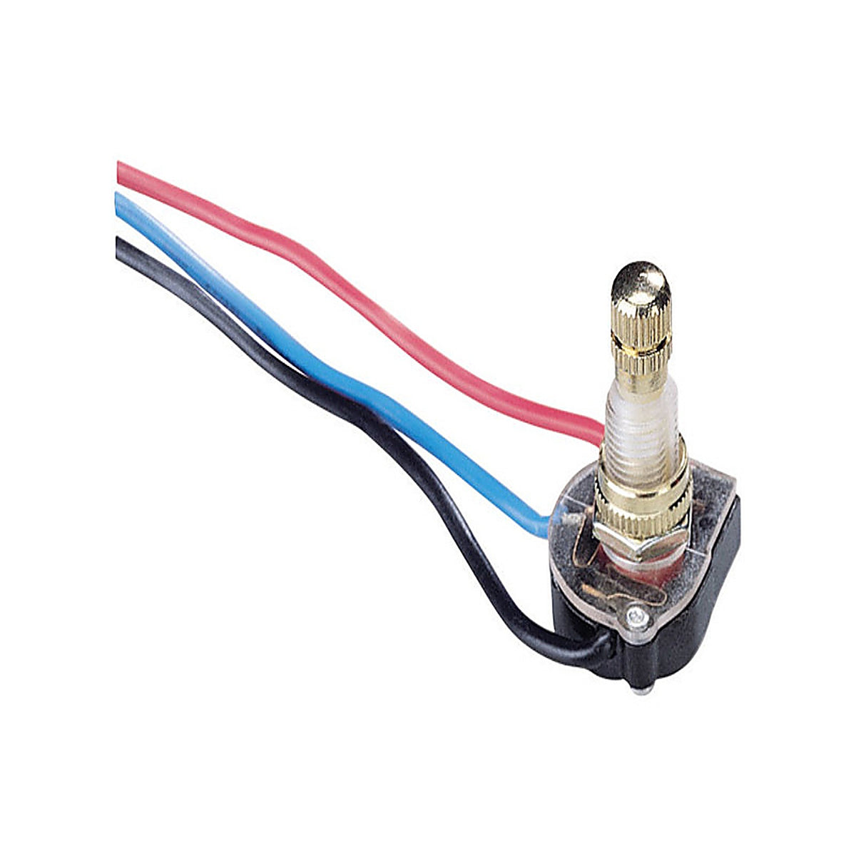 Gardner Bender GSW-62 Double Pole Rotary Switch Brass 1/Pack