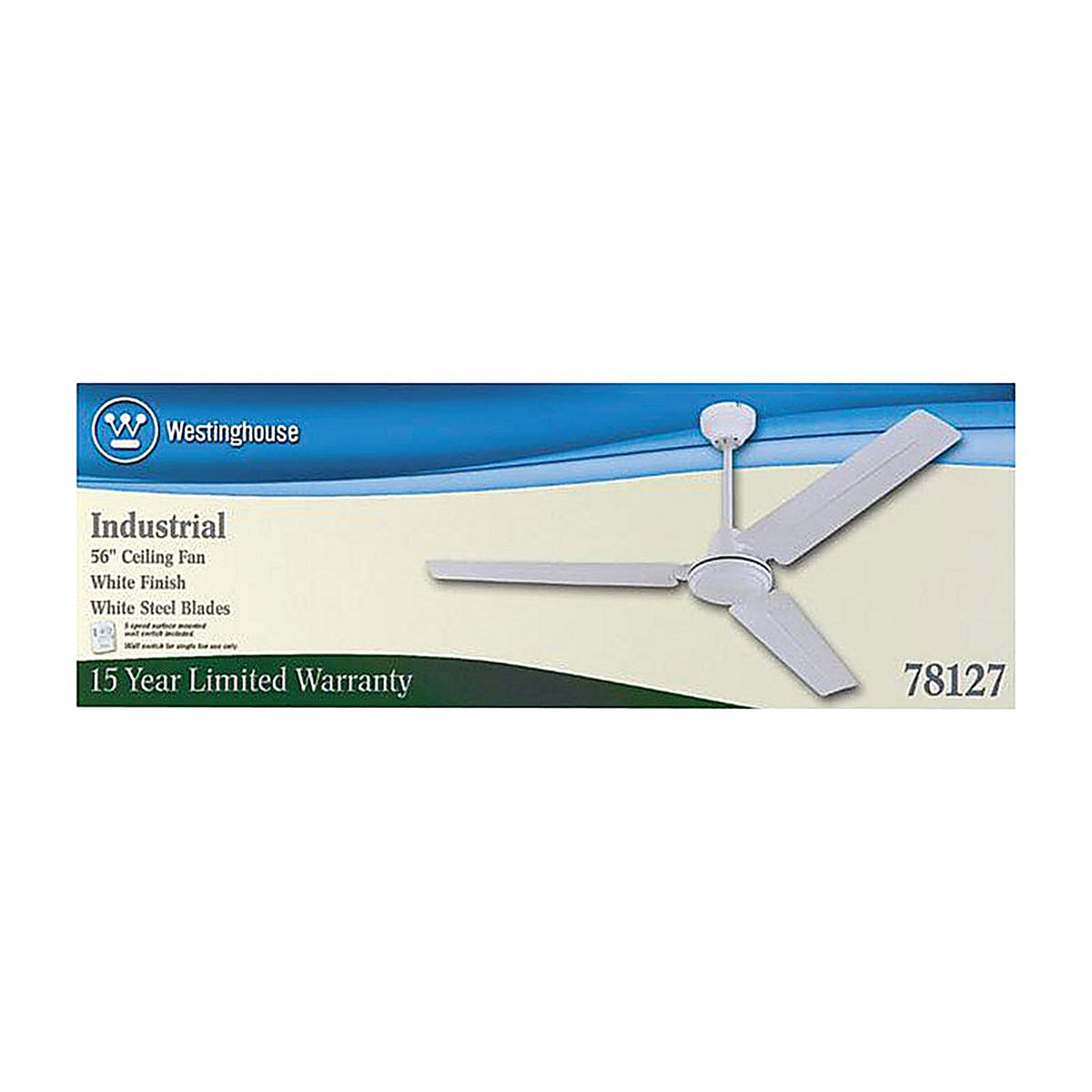 Westinghouse 78127 Jax 56 in. Antique White Indoor Ceiling Fan