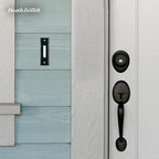 Heath-Zenith SL-664-03 Black Plastic Wired Pushbutton Doorbell