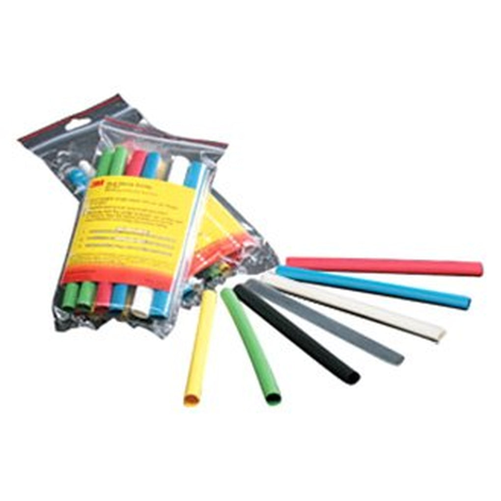 3M 36623 Heat Shrink Tubing Assortment Pack FP-301, 1/2 inch, Assorted