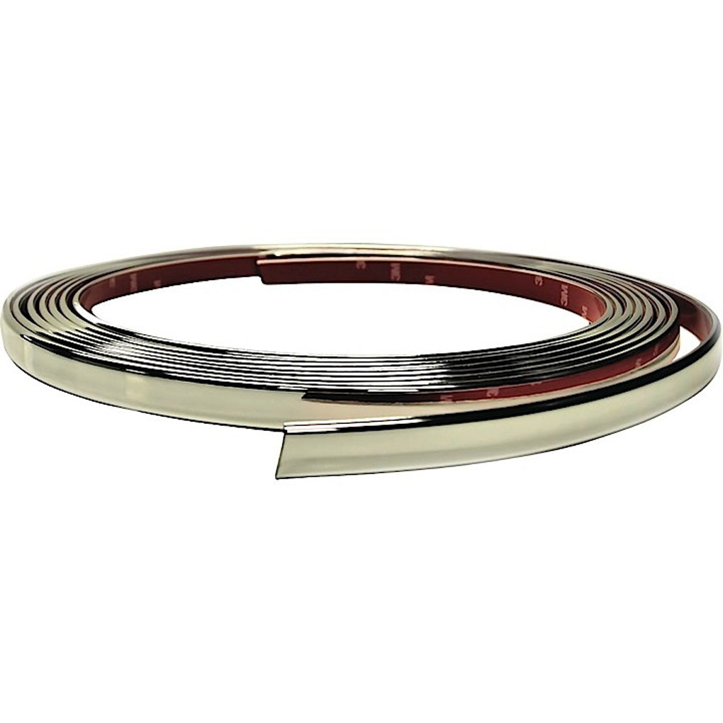 Cowles Protekto Trim 37-1520 Wheel Well Molding 5/8" Dish 20' Kit, Chrome
