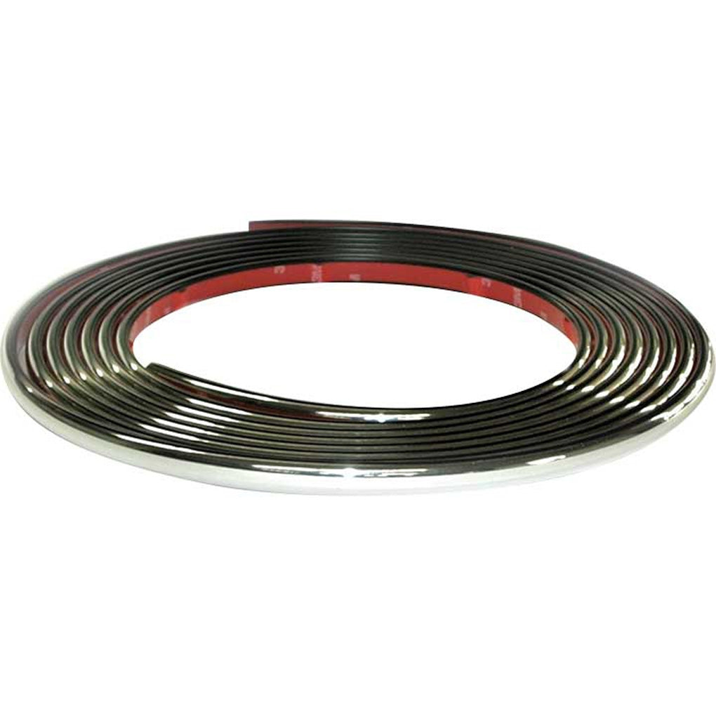 Cowles ProtektoTrim 37-422 Wheel Well Molding 1/2" Half Round 20' Kit, Chrome
