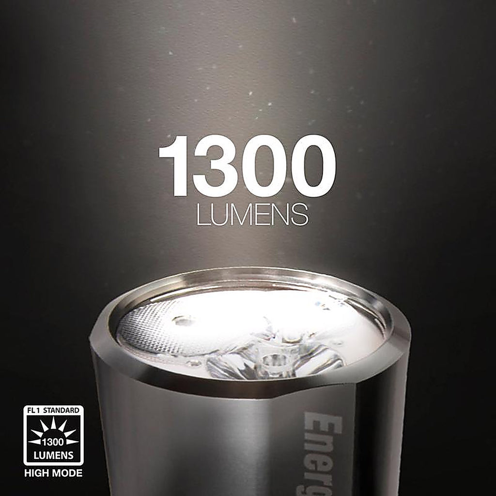 Energizer EPMZH61E 1300 lumens Gray LED Flashlight AA Battery