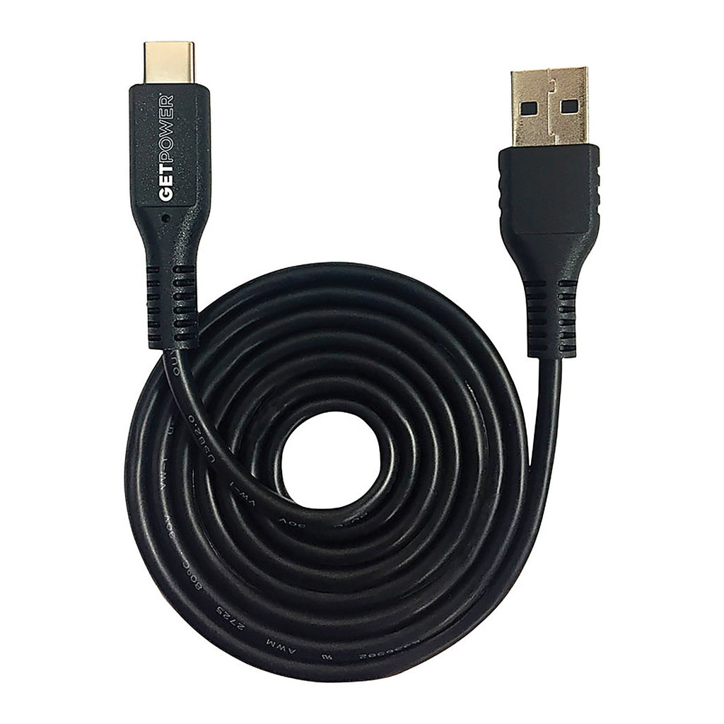 GetPower GP-PC-SOLIDUSBC 3 ft. L USB Type C to USB Type C Charging and Sync Cable 1/Pack