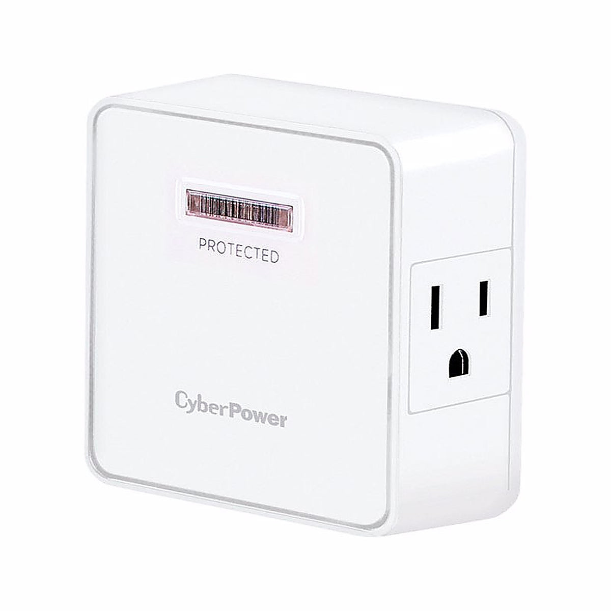 Cyberpower HT200W 1500 J 0 ft. L 2 outlets Surge Protector Wall Tap
