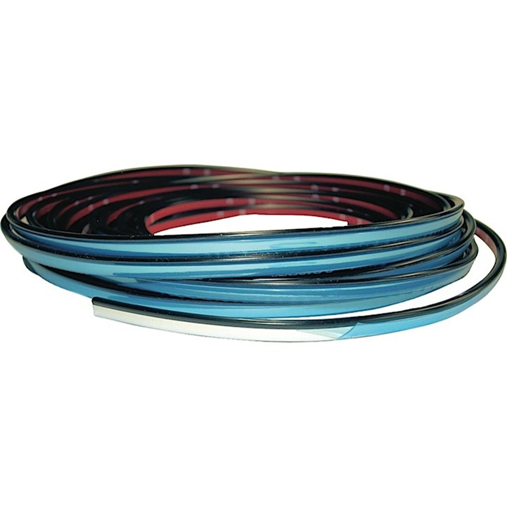 Cowles Protekto Trim 39-650 Door Edge Guard 3/8" Tape-on With Bead 50' Kit Chrome
