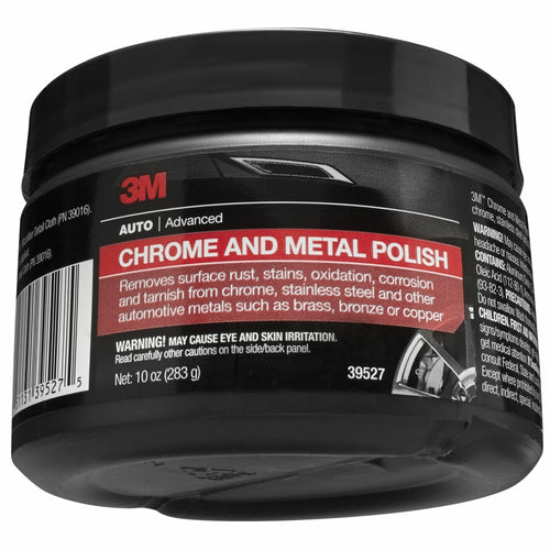 3M 39527 Chrome and Metal Polish, 10 ounce
