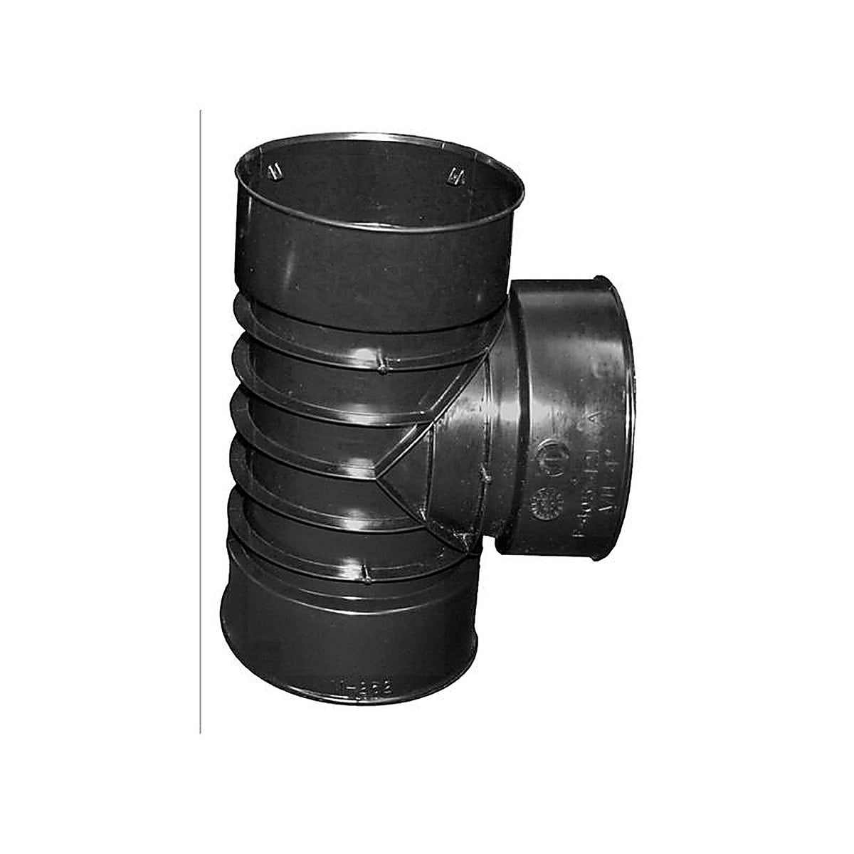 Advanced Drainage 0421AA 4 in. Snap x 4 in. Dia. Snap Polyethylene Tee