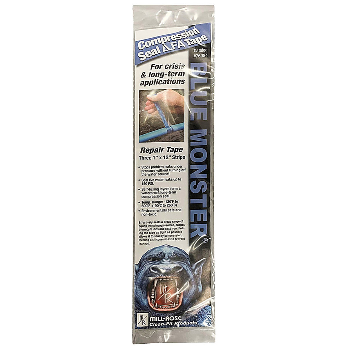 Blue Monster 76084 Blue Compression Seal Tape