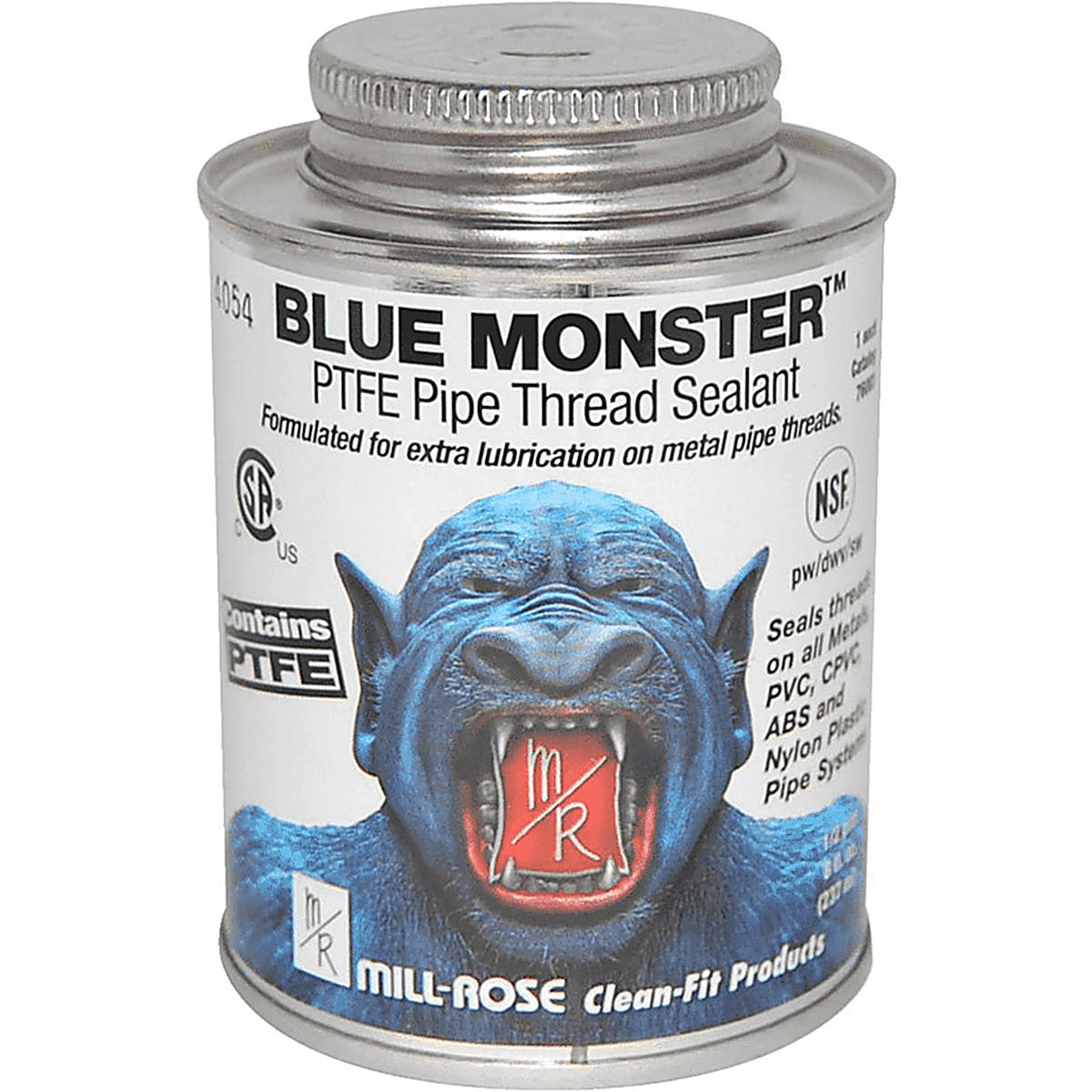 Blue Monster 76003 Mill-Rose Blue Monster White Pipe Thread Sealant 8 oz.