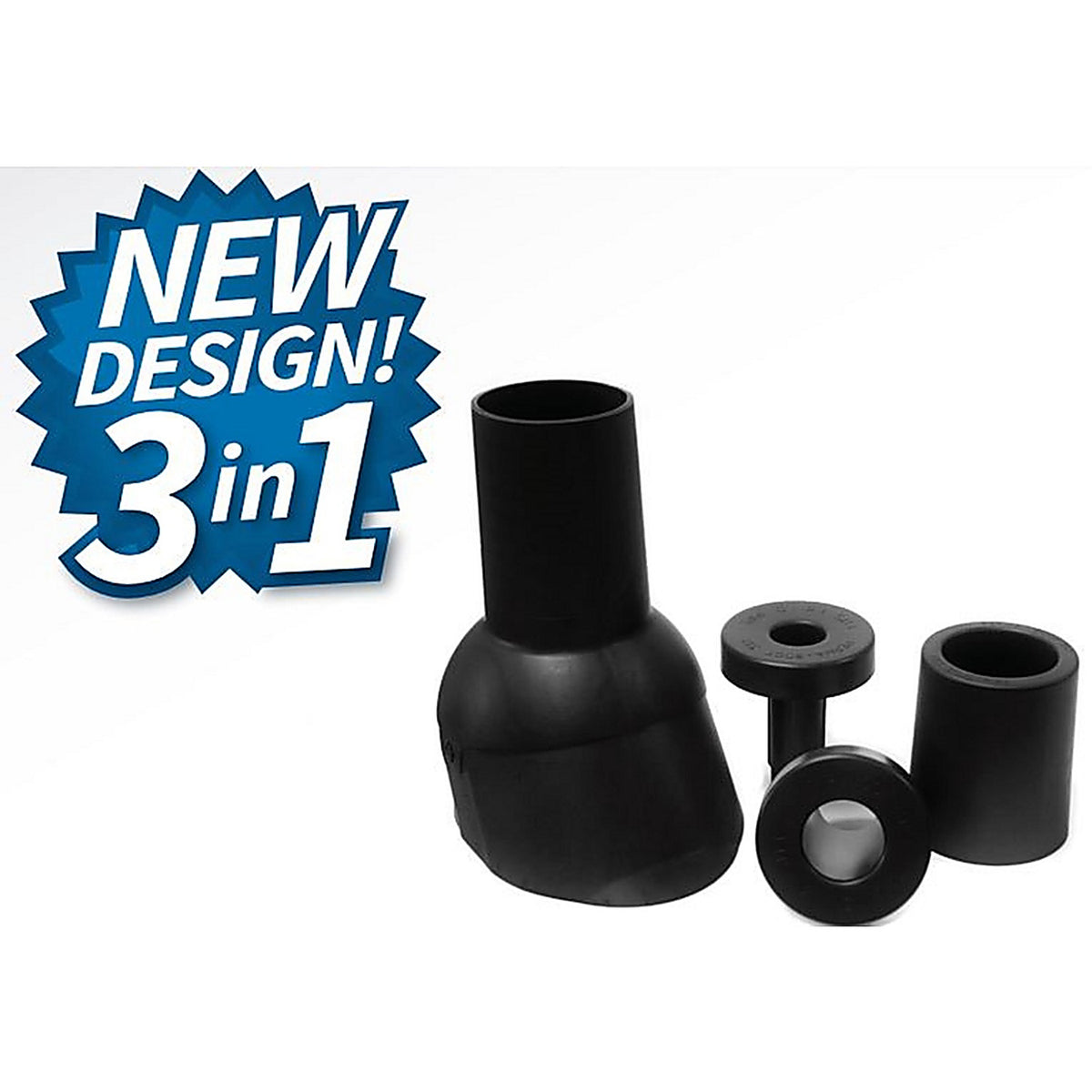 Perma-Boot 312-3N1 BLK 7-1/4 in. W x 8 in. L Plastic Roof Flashing Black