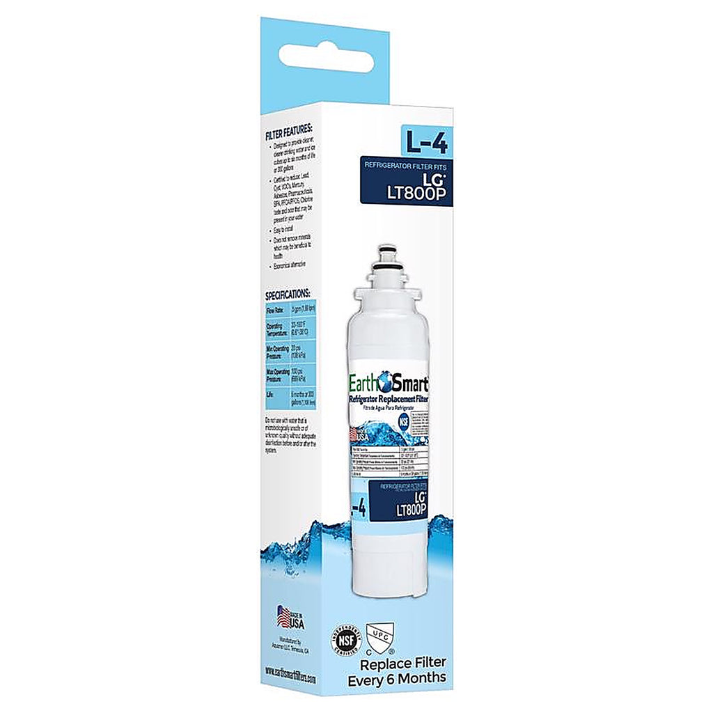 Earth Smart 102645 L4 Refrigerator Replacement Filter For LG LT800P