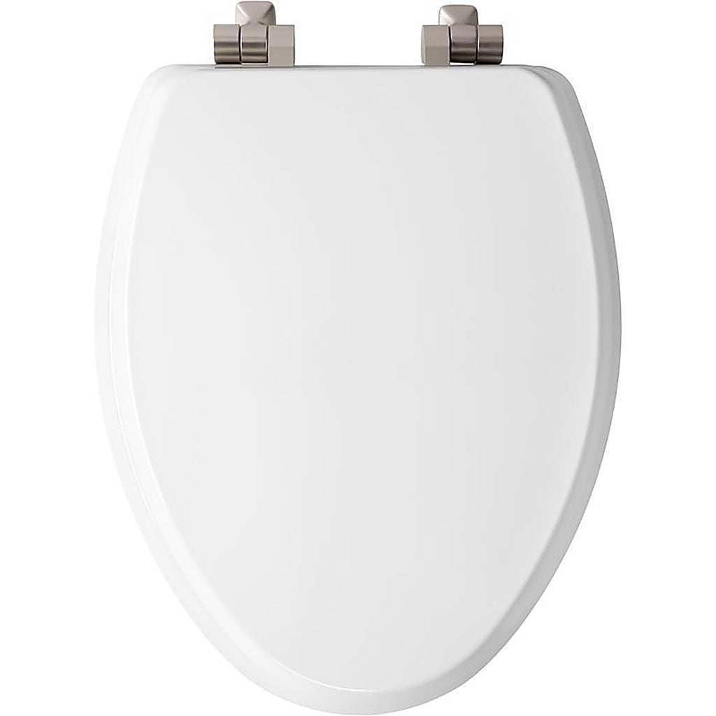 Bemis 126NISL-000 Mayfair Slow Close Elongated White Molded Wood Toilet Seat