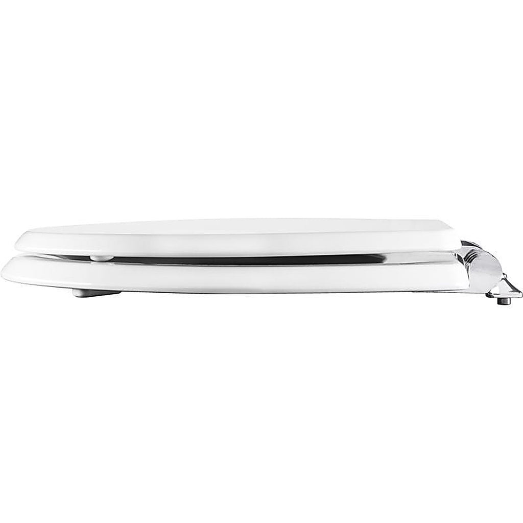 Bemis 26CHSL-000 Mayfair Slow Close Round White Molded Wood Toilet Seat