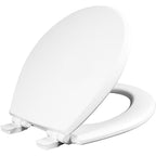 Bemis 47SLOW-000 Mayfair Slow Close Round White Molded Wood Toilet Seat