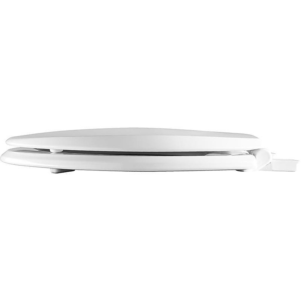 Bemis 47SLOW-000 Mayfair Slow Close Round White Molded Wood Toilet Seat