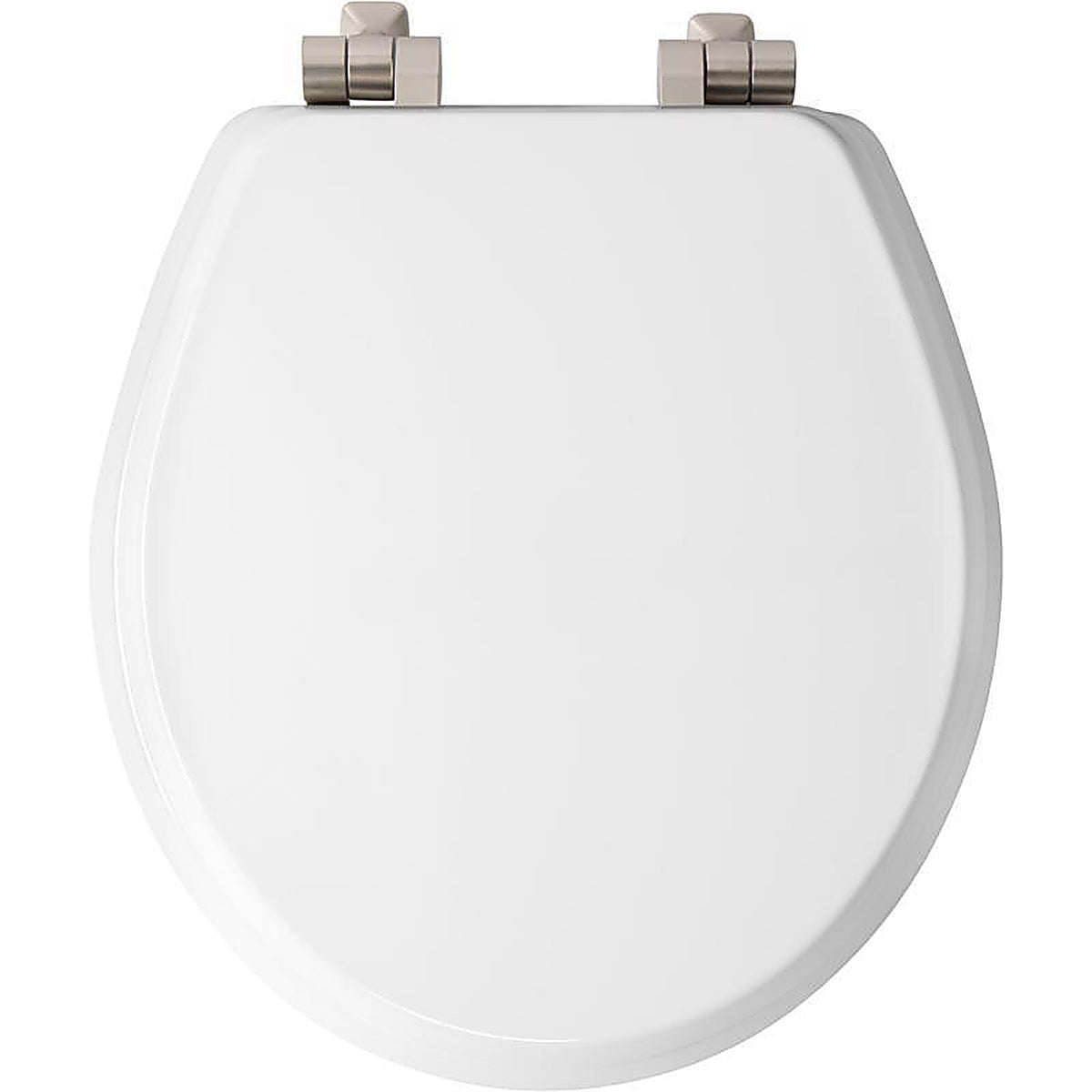 Bemis 26NISL-000 Mayfair Slow Close Round White Molded Wood Toilet Seat