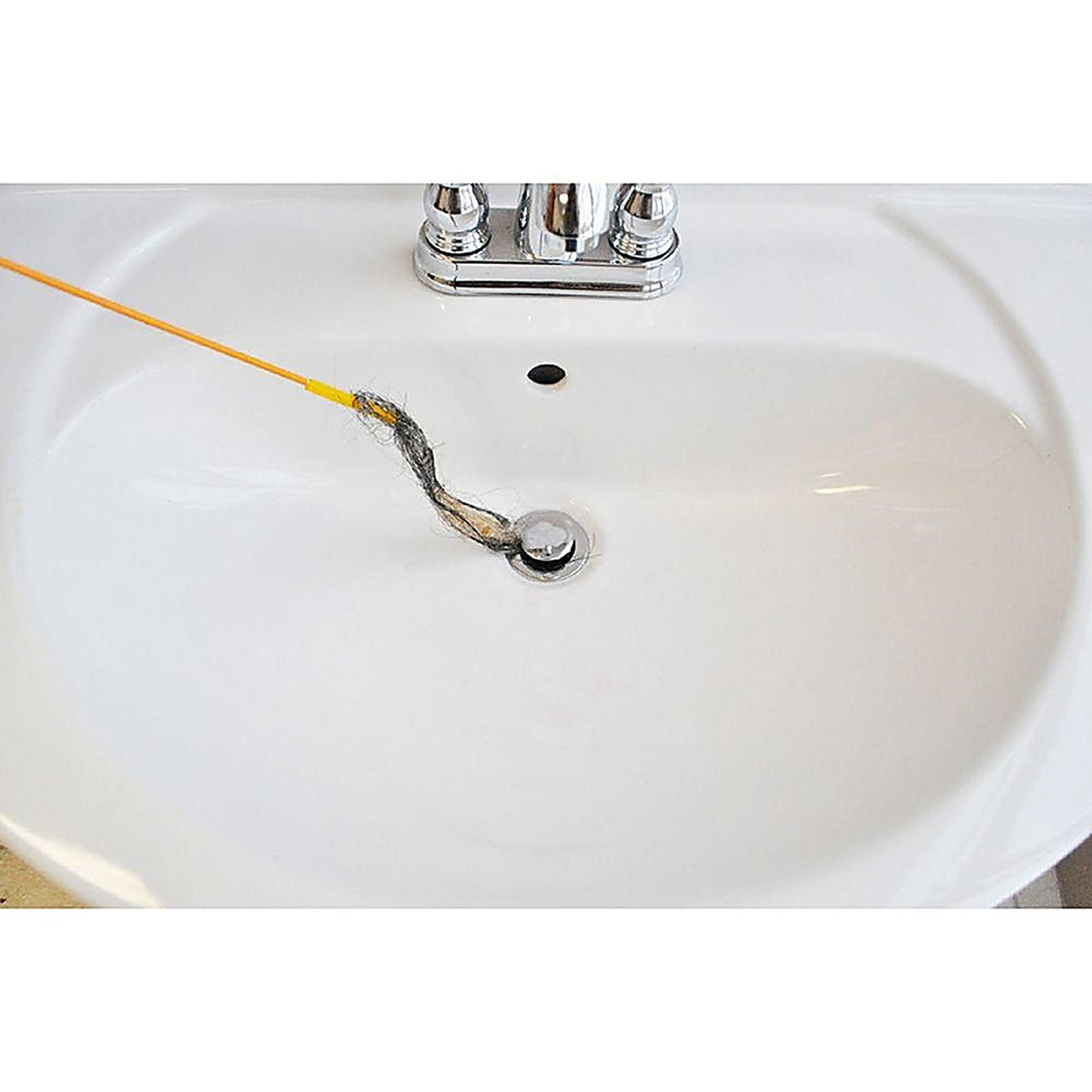 Flexisnake DWMH-20-1024 The Drain Weasel 1.5 ft. L Hair Clog Tool