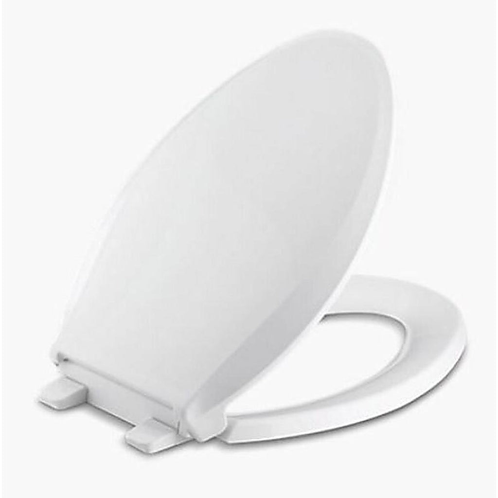 Kohler RB4636-0 Cachet Slow Close Elongated White Plastic Toilet Seat