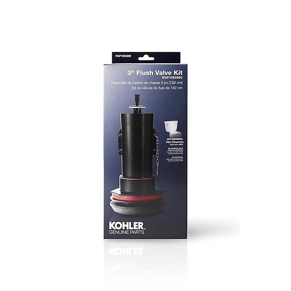 Kohler RGP1083980 Canister Flush Valve Kit For For 3 inch Toilet