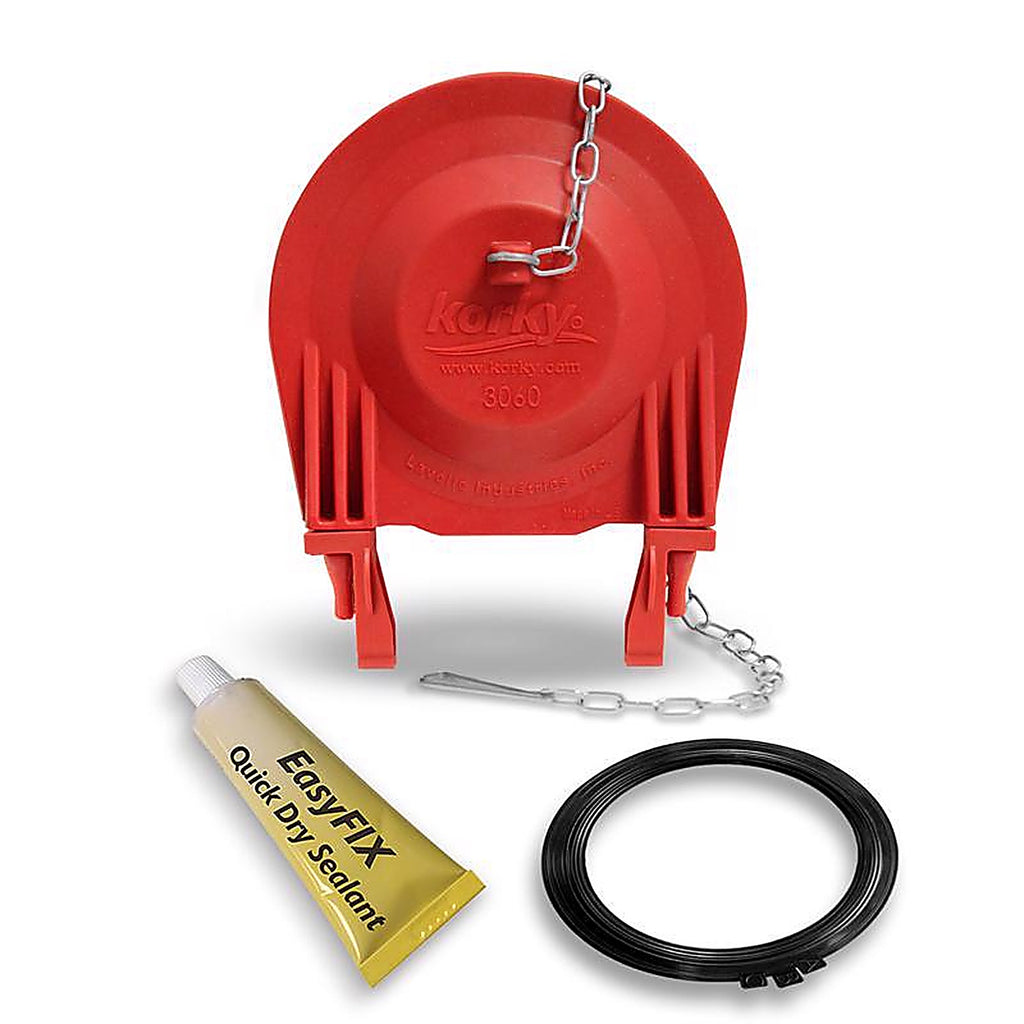 Korky 3003BP EasyFix Repair Kit For Universal 3 in.