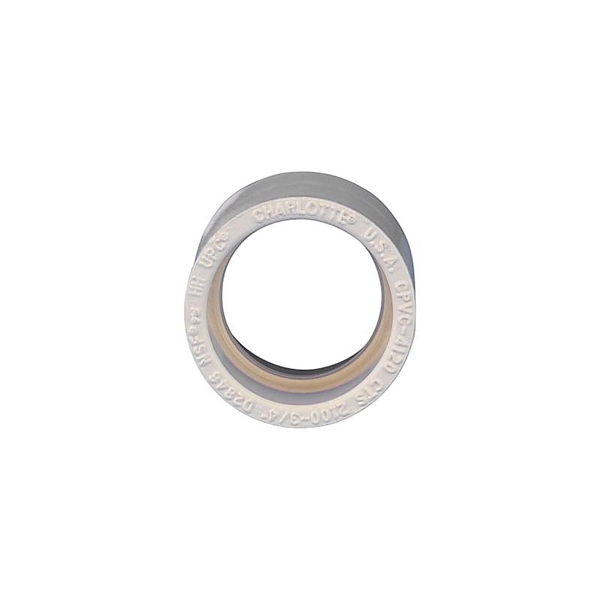 Charlotte Pipe CTS021000800 FlowGuard 3/4 in. Socket x 3/4 in. Dia. Socket CPVC Coupling