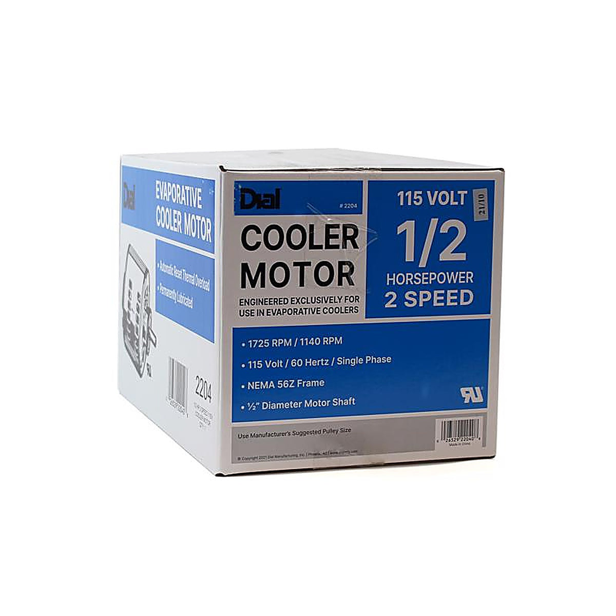 Dial 2204 Metal Black Evaporative Cooler Motor