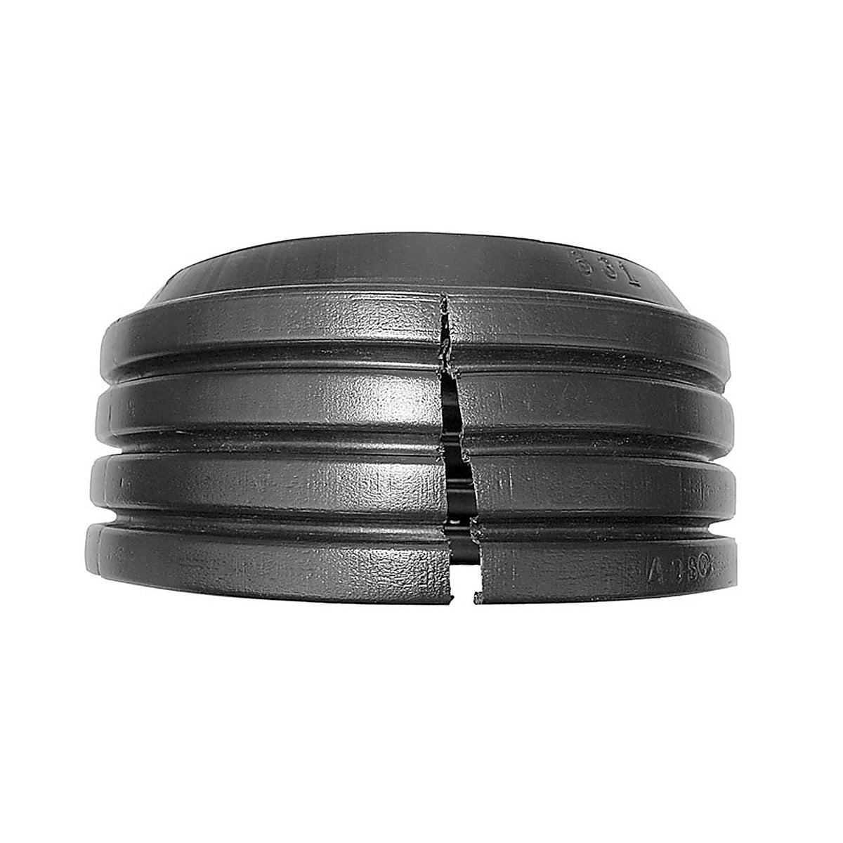 Advanced Drainage 0631AA 6 in. Snap Polyethylene Split End Cap