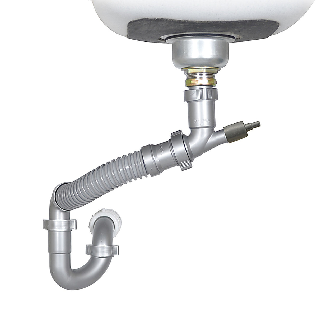 Snappy Trap DK-100-AH 1-1/2 in. Dia. PVC Single Sink Drain Kit