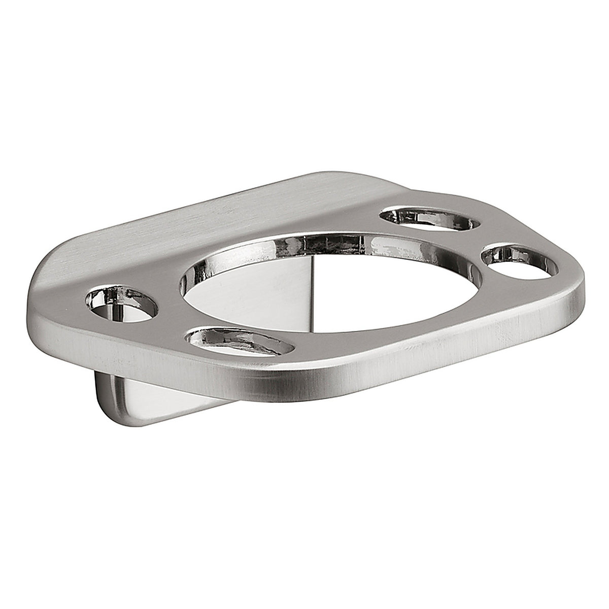 OakBrook 297-1004OB Brushed Nickel Die Cast Zinc Toothbrush/Tumbler Holder