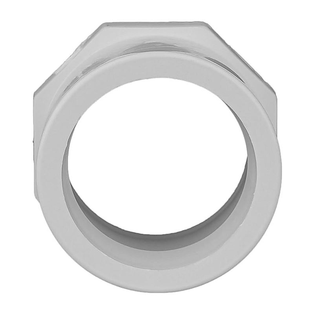 Charlotte Pipe PVC 02107 2600 Schedule 40 2-1/2 in. Spigot x 2 in. Dia. Slip PVC Reducing Bushing