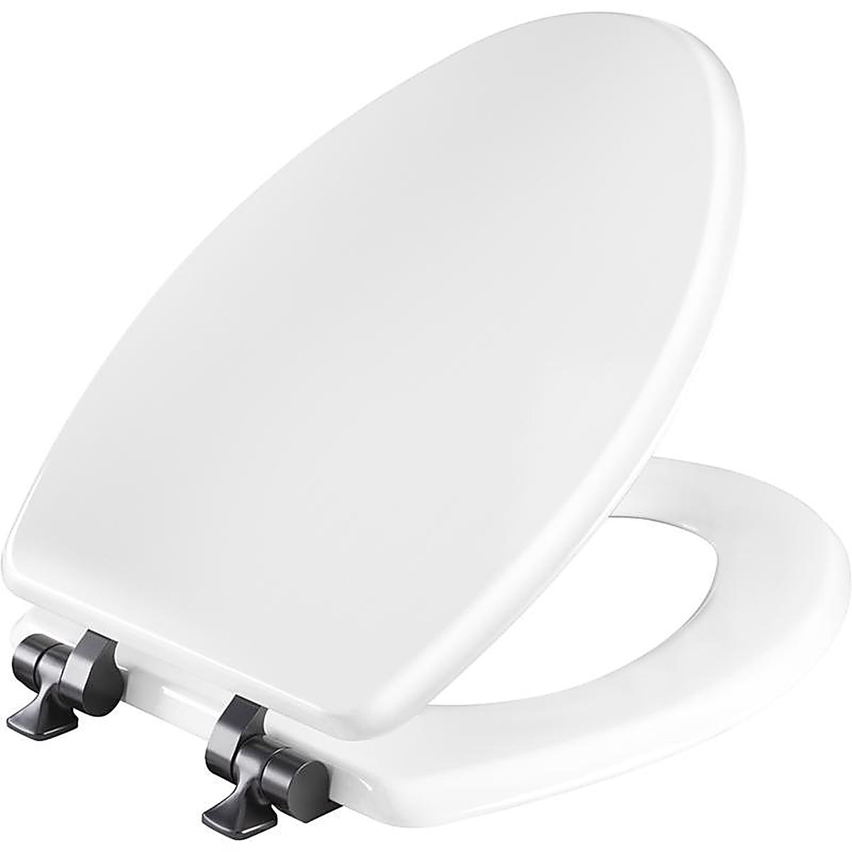 Bemis 126MBSL 000 Bemis Benton Slow Close Elongated White Enameled Wood Toilet Seat