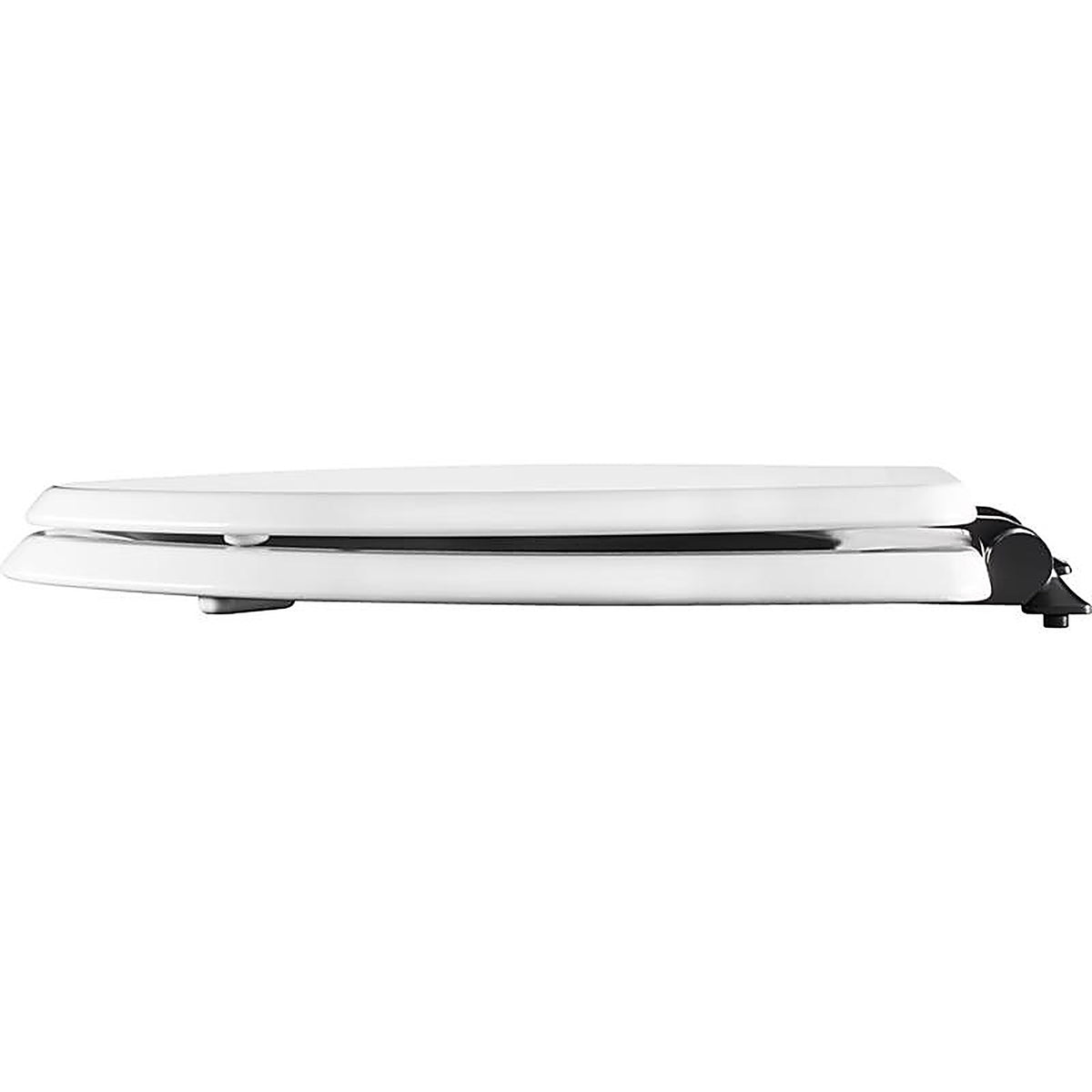 Bemis 126MBSL 000 Bemis Benton Slow Close Elongated White Enameled Wood Toilet Seat