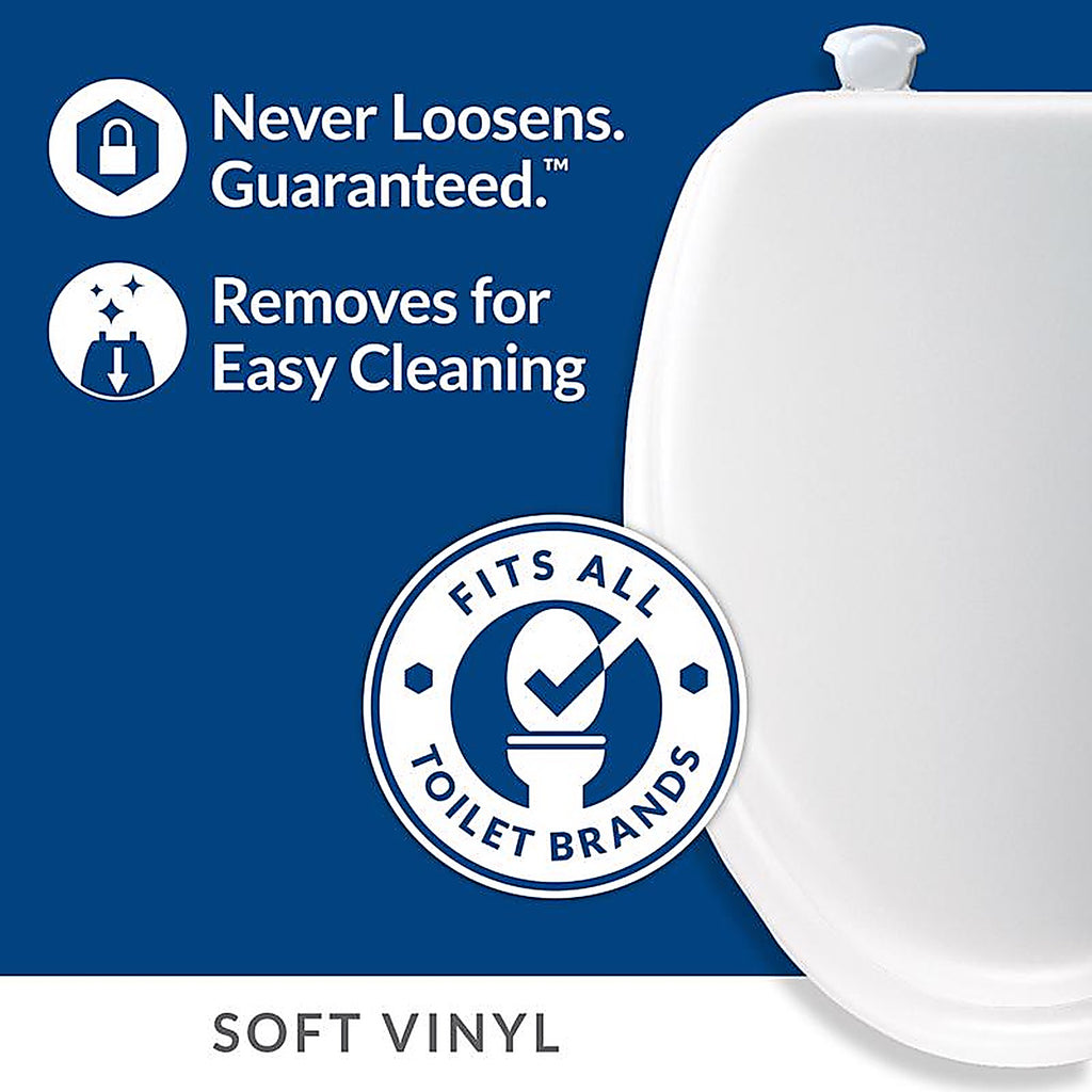 Bemis 15EC 006 Bemis Round Bone Soft Toilet Seat