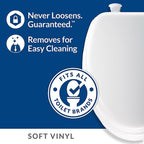 Bemis 15EC 006 Bemis Round Bone Soft Toilet Seat
