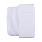 Charlotte Pipe PVC 02109 2000 Schedule 40 4 in. MPT x 4 in. Dia. Slip PVC 4 in. Adapter