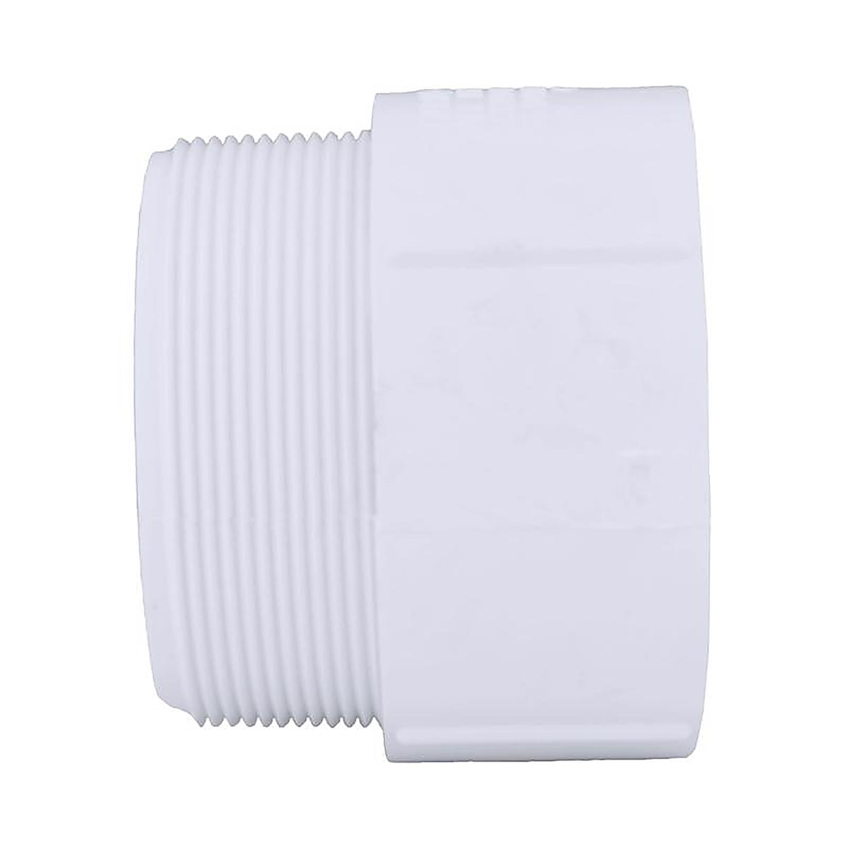 Charlotte Pipe PVC 02109 2000 Schedule 40 4 in. MPT x 4 in. Dia. Slip PVC 4 in. Adapter
