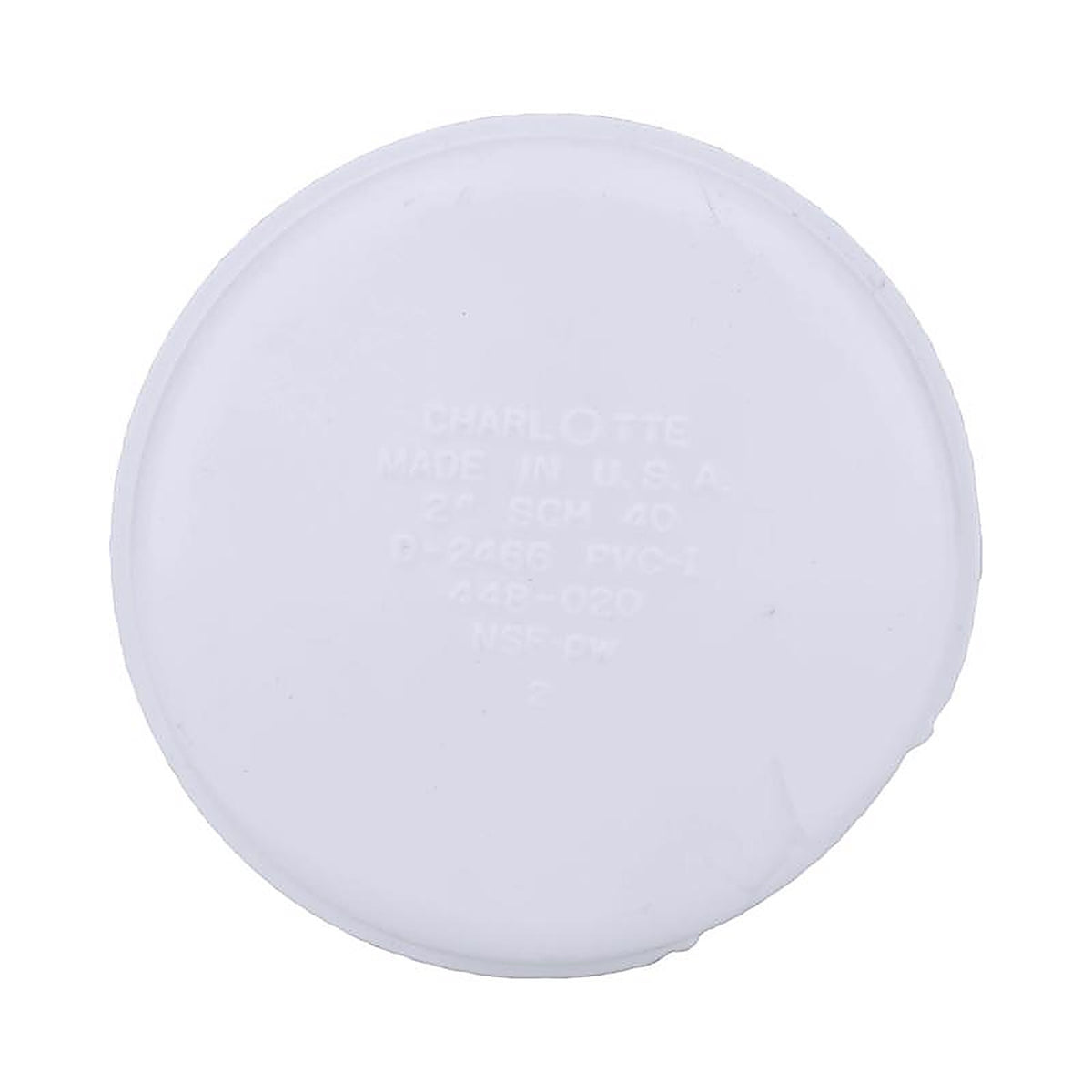 Charlotte Pipe PVC 02117 2000 Schedule 40 2-1/2 in. FPT PVC Cap