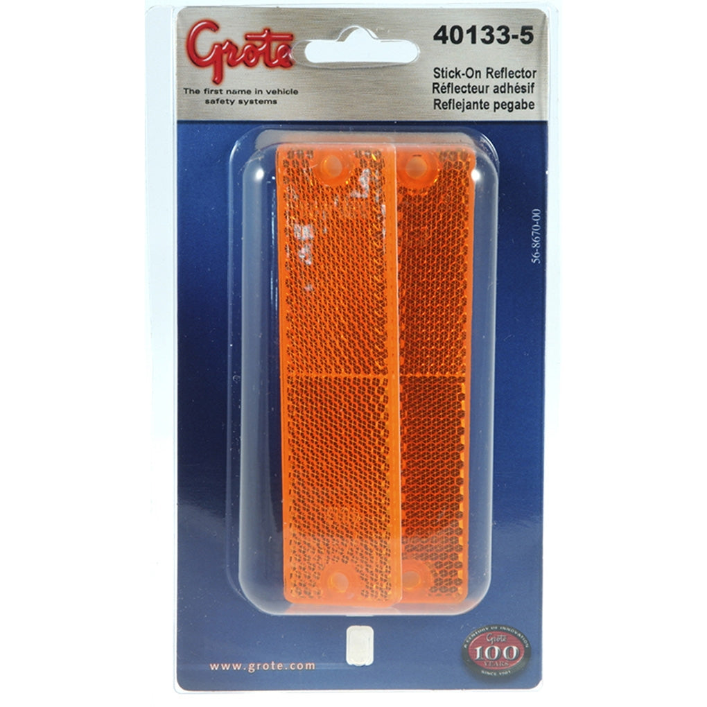 Grote 40133-5 Mini Stick-On Rectangular Reflectors