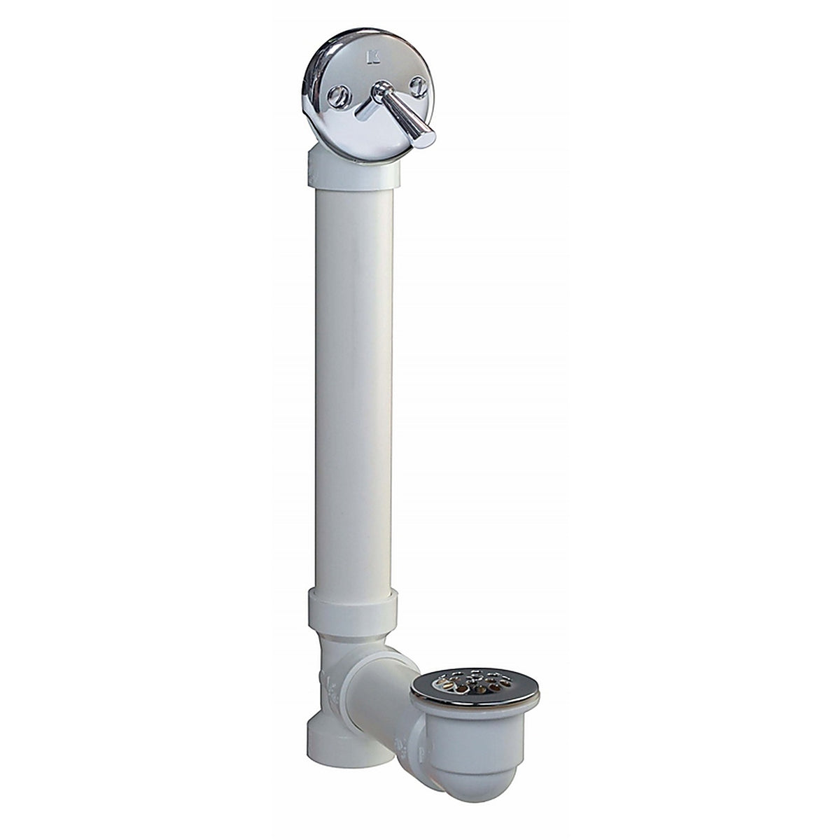 Keeney 640PVC 1-1/2 in. Dia. Chrome Plastic Triplever Bath Drain