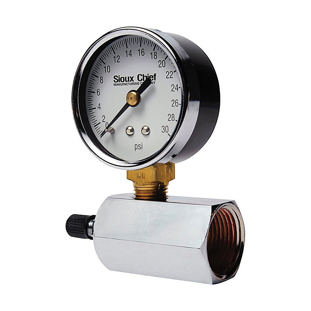 Sioux Chief 355-30PK1 2 Inches in. Polycarbonate Pressure Gauge 30 psi
