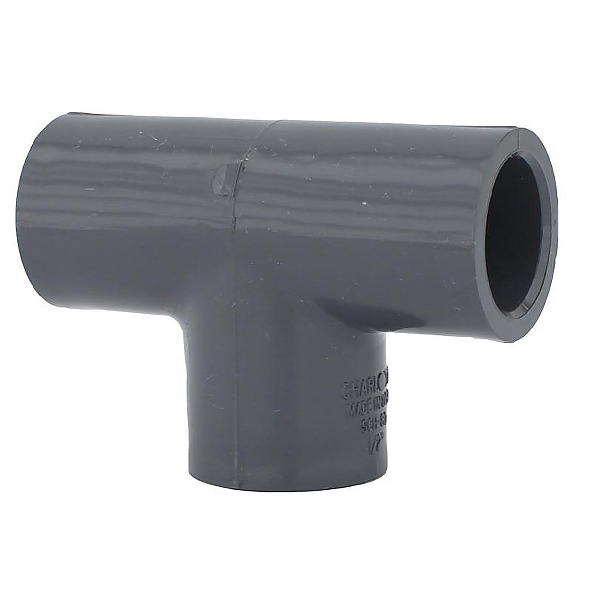 Charlotte Pipe PVC 08400 1200 Schedule 80 3/4 in. Slip x 3/4 in. Dia. Slip PVC Tee