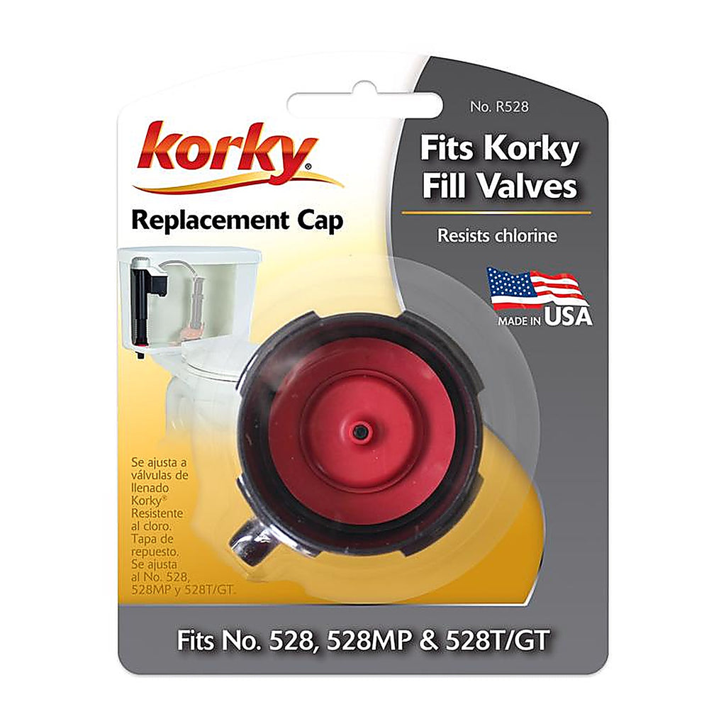 Korky R528 Replacement Cap for Toilet Fill Valve Assembly Kit