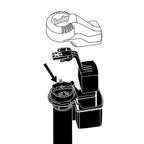 Korky R528 Replacement Cap for Toilet Fill Valve Assembly Kit