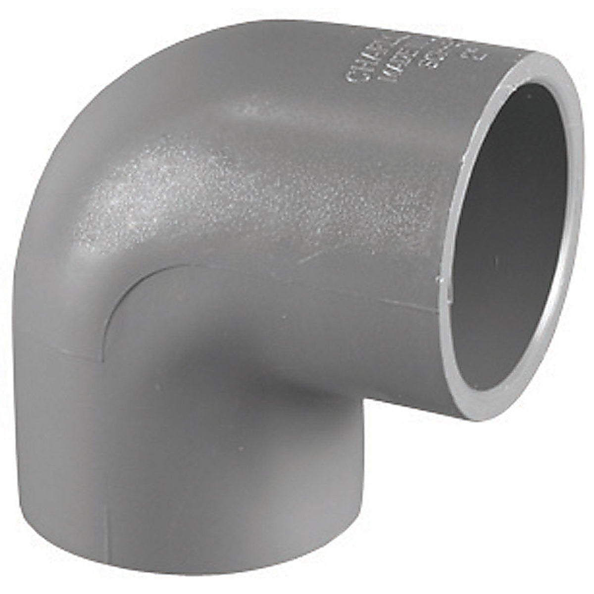 Charlotte Pipe PVC 08300 1000 Schedule 80 1/2 in. Slip x 1/2 in. Dia. Slip PVC Elbow