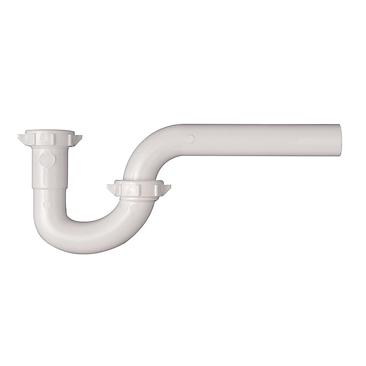 Keeney 400TTPRW50 1-1/2 in. Slip x 1-1/2 in. Dia. Slip Plastic J-Bend