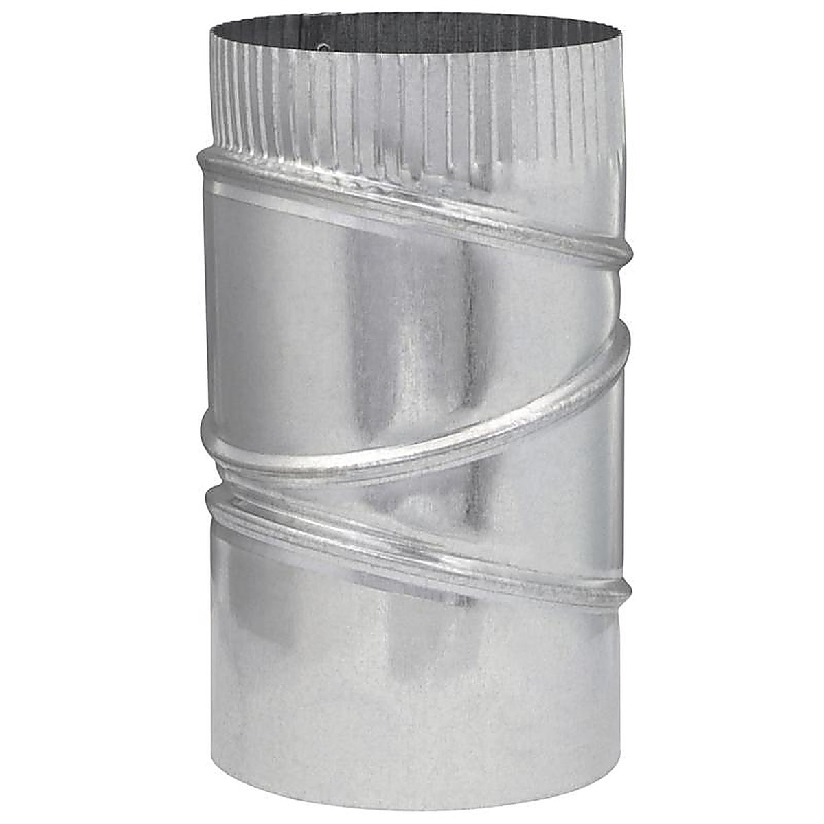 Imperial GV0289-C 5 in. Dia. x 5 in. Dia. Adjustable 90 deg. Galvanized Steel Stove Pipe Elbow
