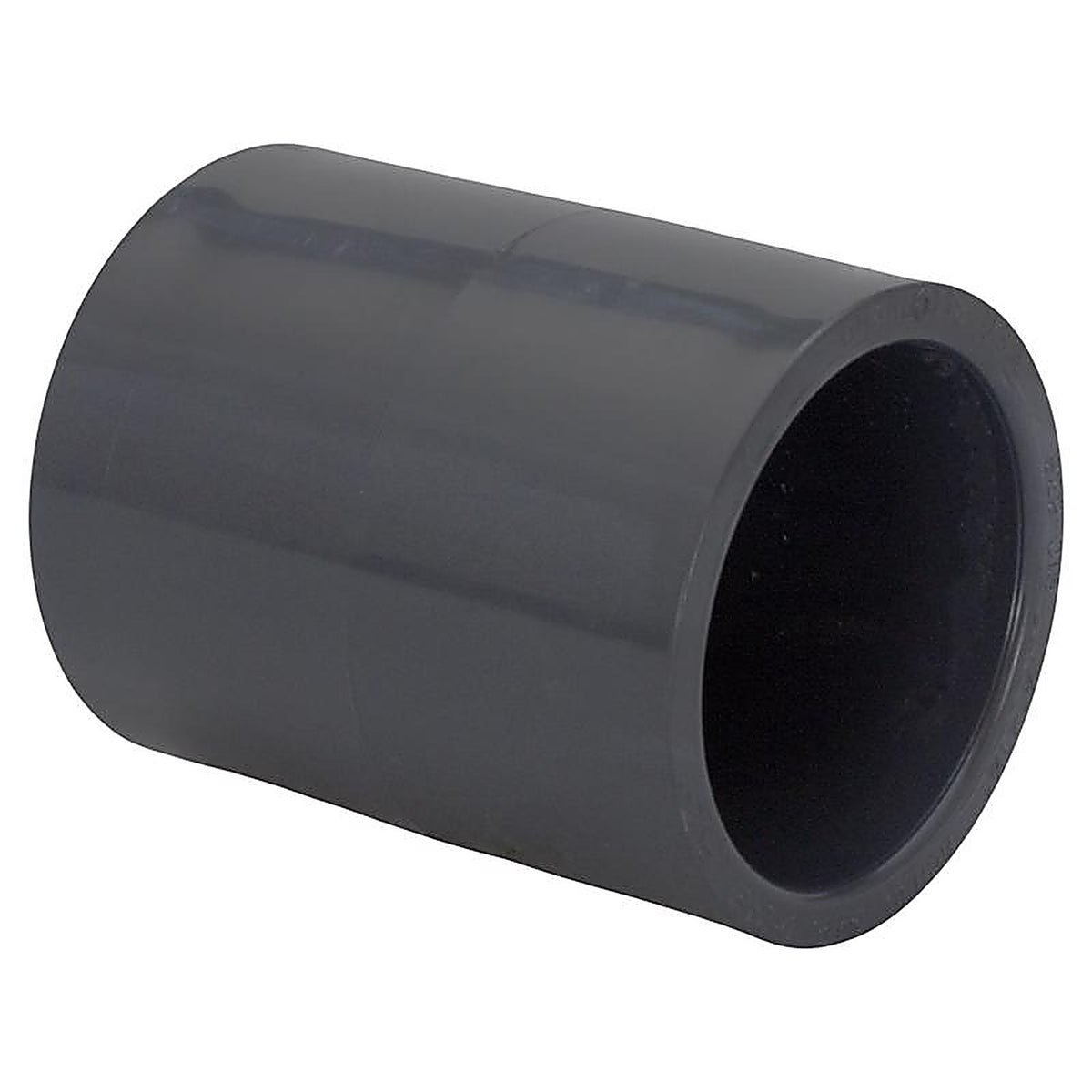Charlotte Pipe PVC 08100 1400 Schedule 80 1 in. Slip x 1 in. Dia. Slip PVC Coupling