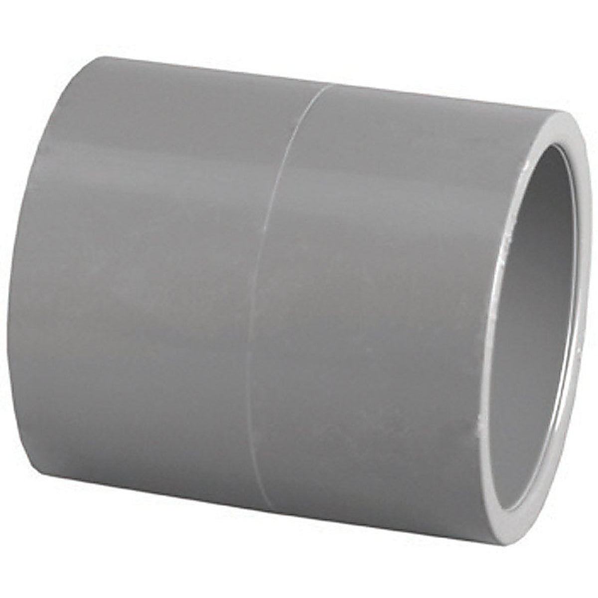 Charlotte Pipe PVC 08100 1600 Schedule 80 1-1/4 in. Slip x 1-1/4 in. Dia. Slip PVC Coupling